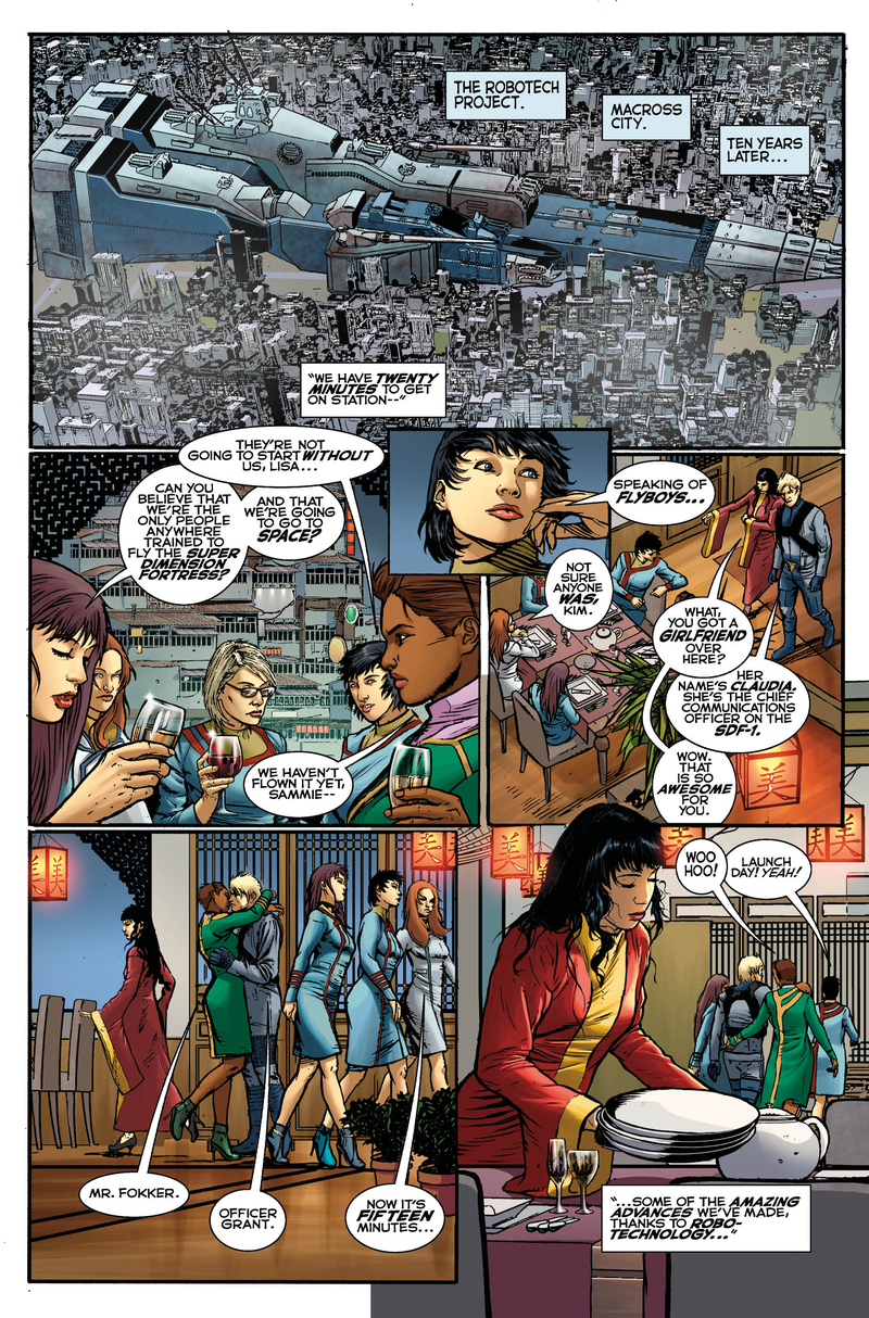 Illustration for article titled Rick Hunter and Roy Fokker Reunite in This First Look Inside the New, Reimagined Robotech Comic